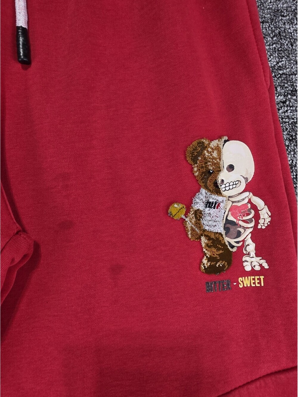 MILLION 400 Men's Red Fleece Jogger Sweatpants Embroidered Pockets XL - Picture 3 of 16